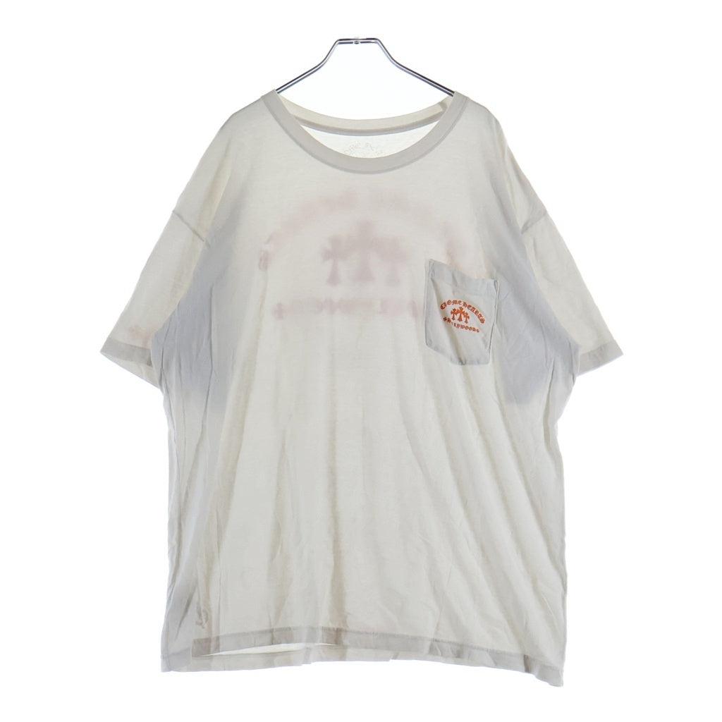 CHROME HEARTS(クロムハーツ) BACK KING TACO 3CEMETERY CROSS PRINT TEE バック キング タコ 3セメタリークロスプリント 半袖Tシャツ カットソー ホワイト