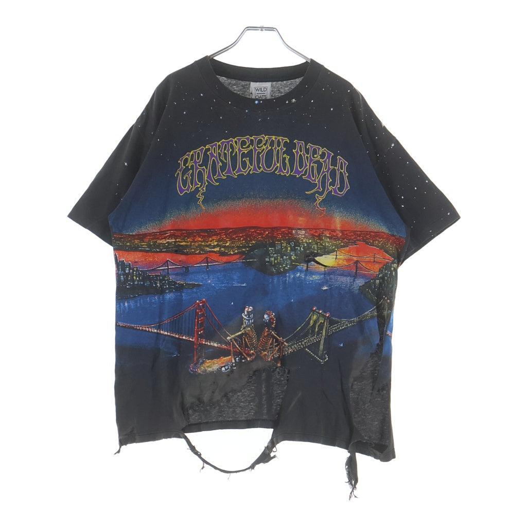 VINTAGE(ヴィンテージ) 90s GRATEFUL DEAD 1990 DEAD SET OVP TEE グレイトフルデッド 半袖Tシャツ カットソー ブラック