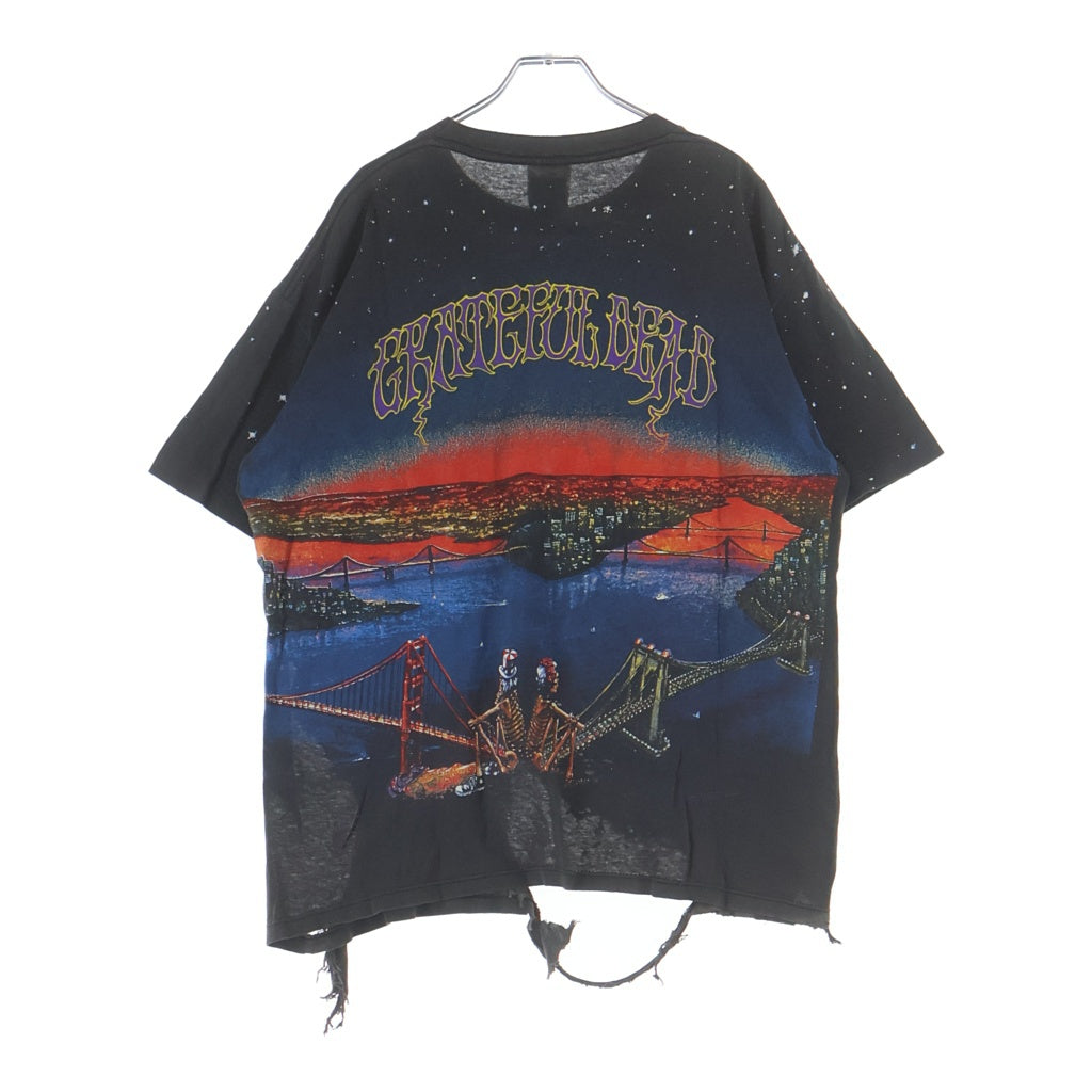 VINTAGE(ヴィンテージ) 90s GRATEFUL DEAD 1990 DEAD SET OVP TEE グレイトフルデッド 半袖Tシャツ カットソー ブラック