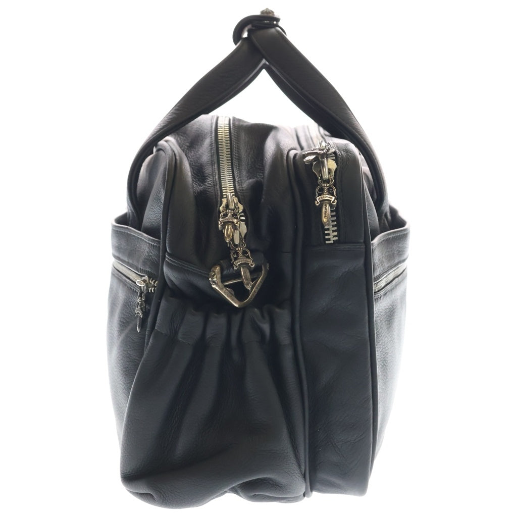 CHROME HEARTS(クロムハーツ) DIAPER BAG ダイパー レザーハンドバッグ ブラック
