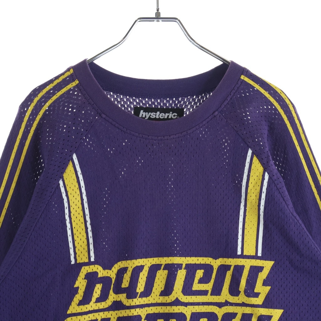 SUPREME(シュプリーム) 24AW ×Hysteric Glamour Mesh L/S Top ヒステリックグラマー メッシュ長袖Tシャツ ロンT パープル