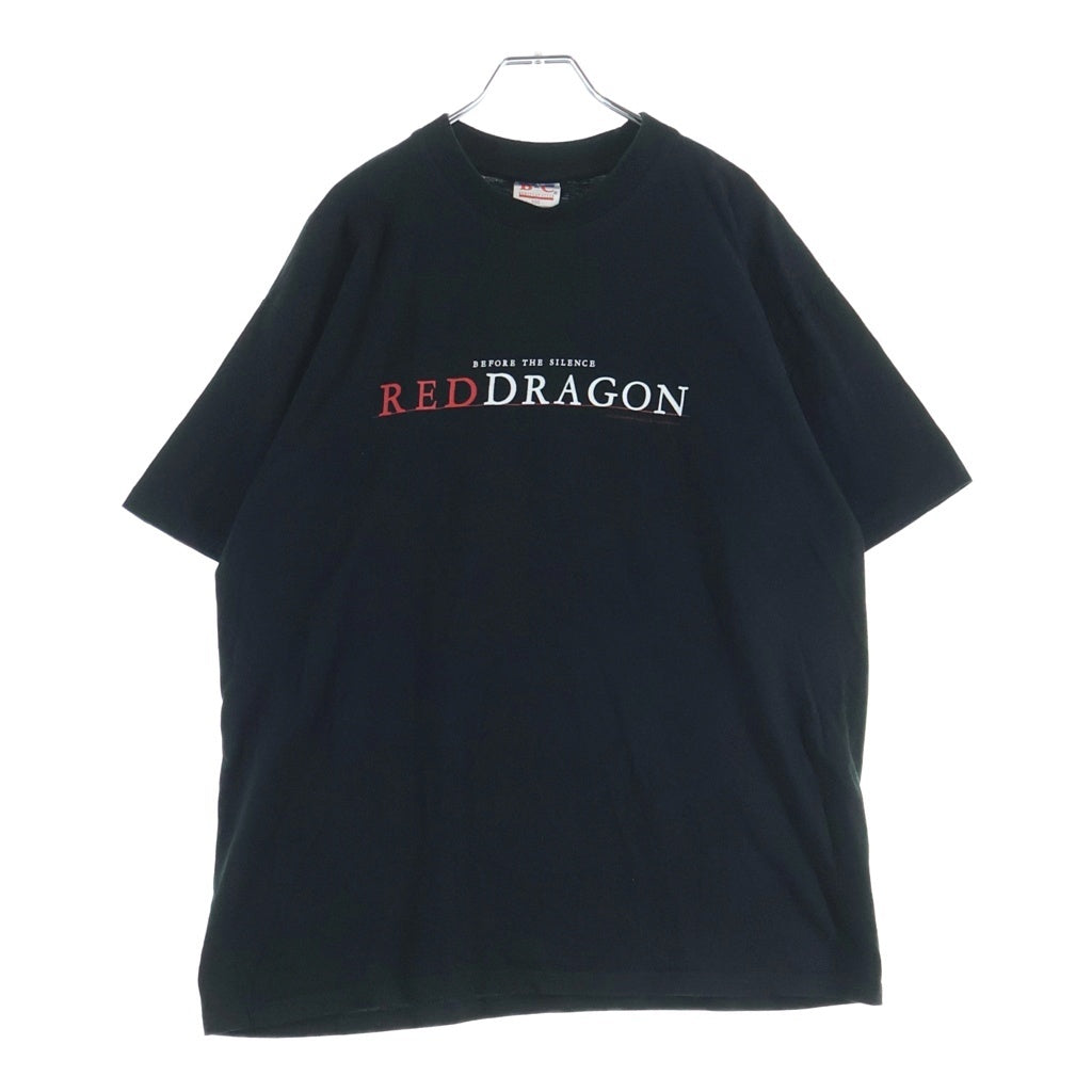 VINTAGE(ヴィンテージ) 00s RED DRAGON MOVIE EURO 2002 レッドドラゴン ムービー ユーロ 映画 半袖Tシャツ カットソー ブラック