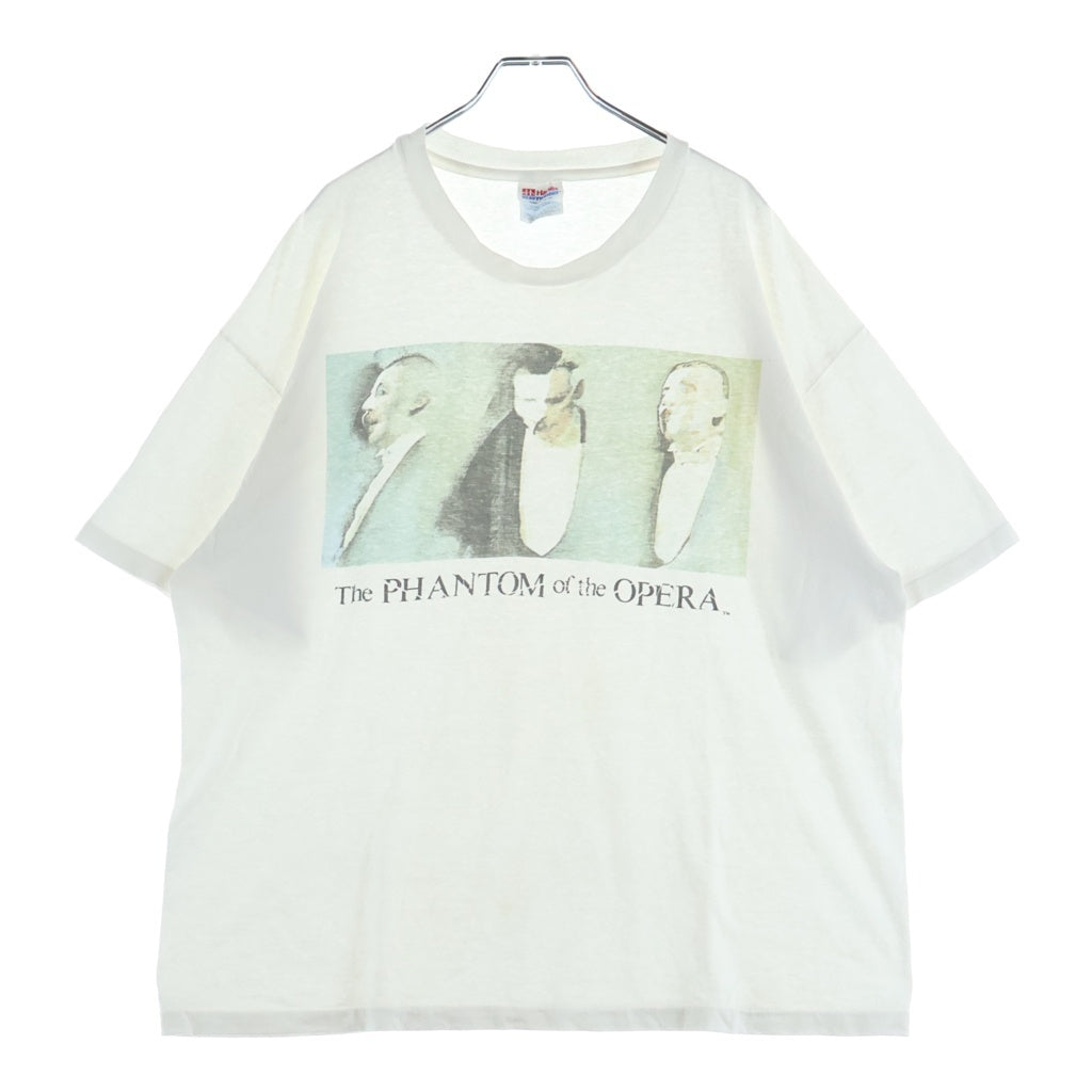 VINTAGE(ヴィンテージ) 90s THE PHANTOM OF THE OPERA オペラ座の怪人 半袖Tシャツ カットソー ホワイト