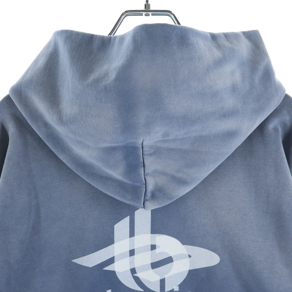 BALENCIAGA(バレンシアガ) 23AW Layered Faded Hoodie フェード加工 プルオーバースウェットパーカー フーディー ネイビー 767877 TPVF3