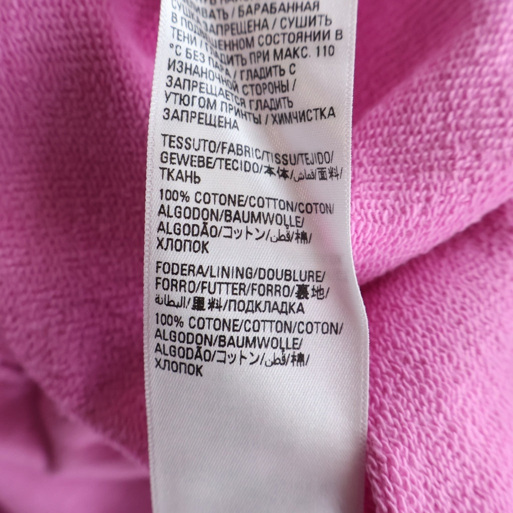 BALENCIAGA(バレンシアガ) 22AW Destroyed Hoodie デストロイロゴ ダメージ加工 プルオーバースウェットパーカー フーディー ピンク 729361 TNVL2