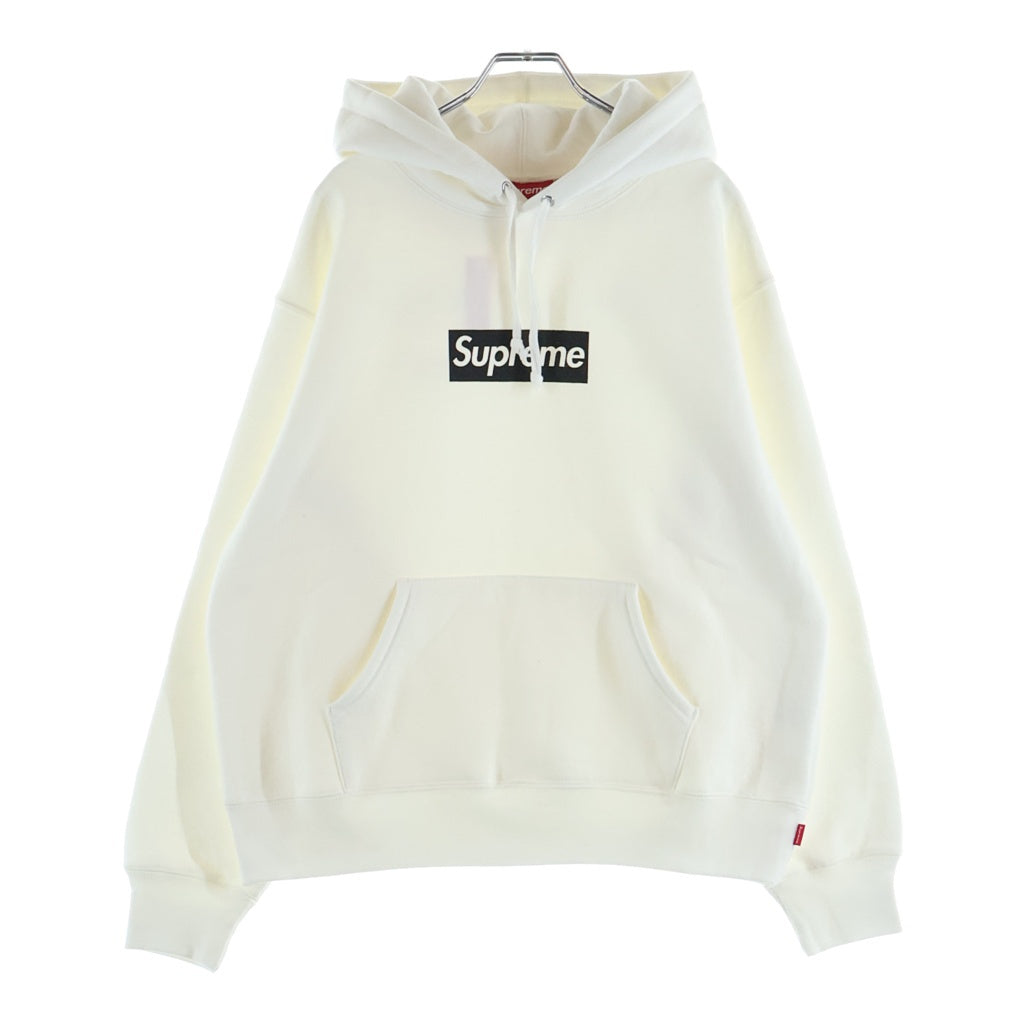 SUPREME(シュプリーム) 26SS Paris Anniversary Box Logo Hooded Sweatshirt パリ 10周年記念 プルオーバースウェットパーカー フーディー ホワイト