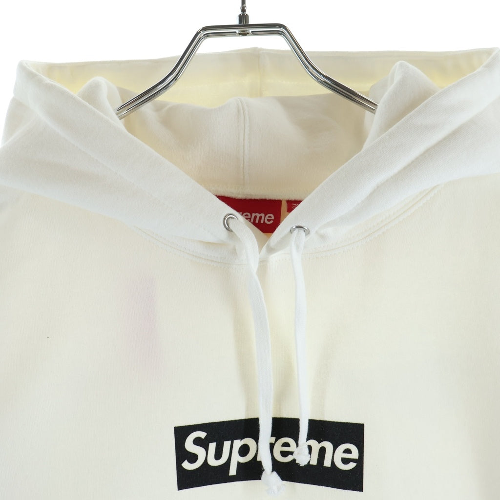 SUPREME(シュプリーム) 26SS Paris Anniversary Box Logo Hooded Sweatshirt パリ 10周年記念 プルオーバースウェットパーカー フーディー ホワイト