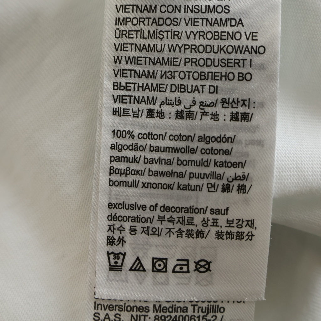 Calvin Klein(カルバンクライン) Kate Moss Graphic Tee ユニセックス クラシック 半袖Tシャツ カットソー ホワイト 40498WS
