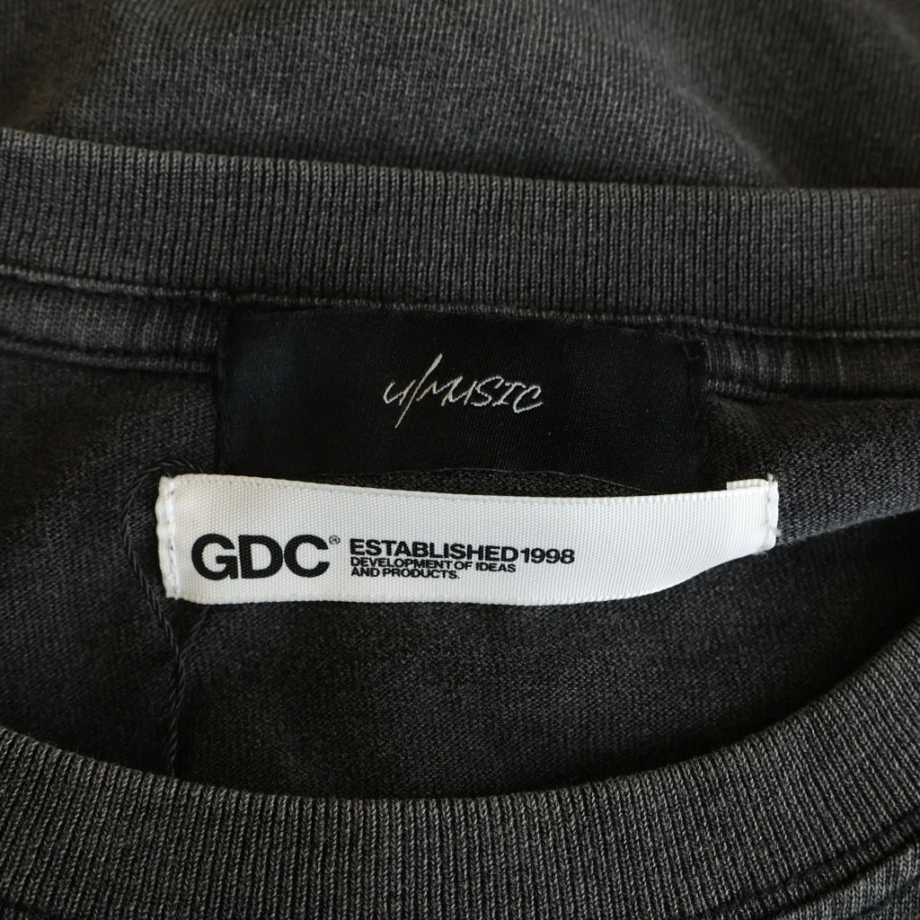 GDC(ジーディーシー) WILLIE NELSON GUITAR TEE ウィリーネルソン 半袖Tシャツ カットソー ブラック