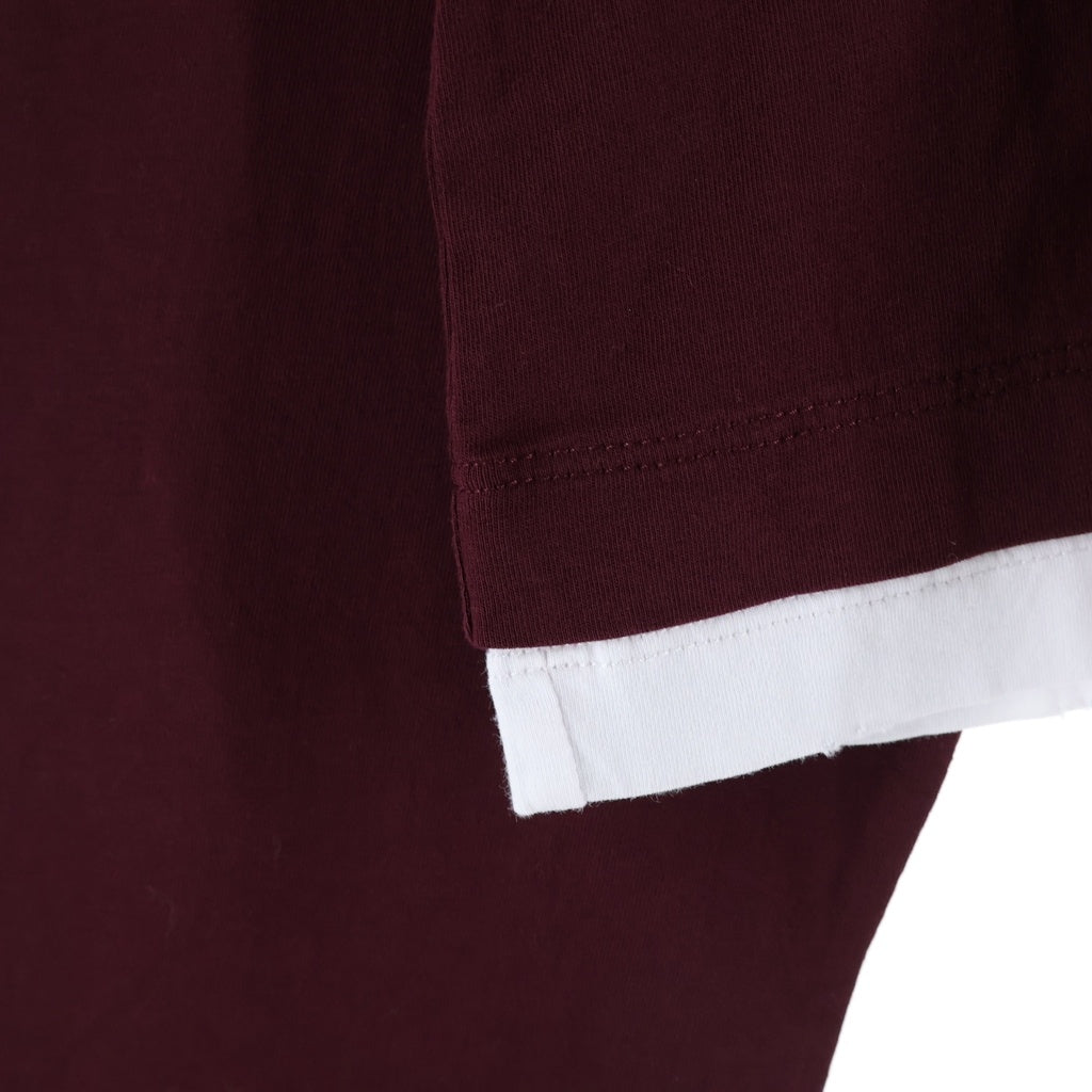 PRADA(プラダ) Long Sleeve Tee Cotton ロングスリーブ コットン 長袖Tシャツ カットソー バーガンディ