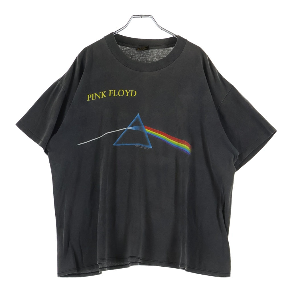 VINTAGE(ヴィンテージ) 90s PINK FOLYD 1992 DARK SIDE OF THE MOON ピンクフロイド バンド 半袖Tシャツ カットソー ブラック