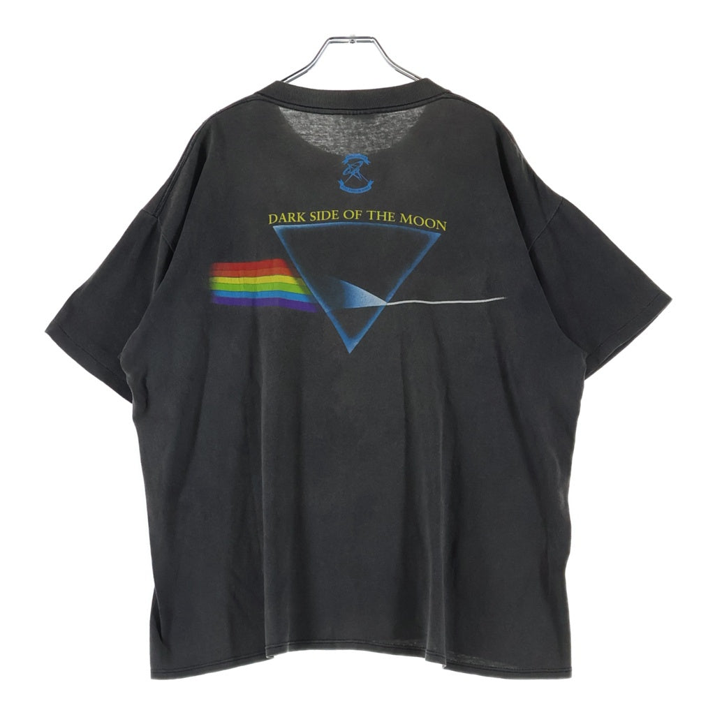VINTAGE(ヴィンテージ) 90s PINK FOLYD 1992 DARK SIDE OF THE MOON ピンクフロイド バンド 半袖Tシャツ カットソー ブラック