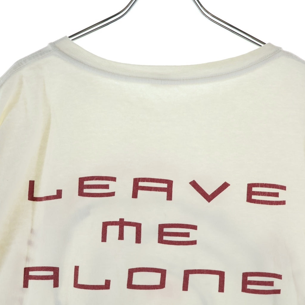 VINTAGE(ヴィンテージ) 90s THE SMASHING PUMPKINS 1996 LEAVE ME ALONE スマッシングパンプキンズ バンド 半袖Tシャツ カットソー ホワイト