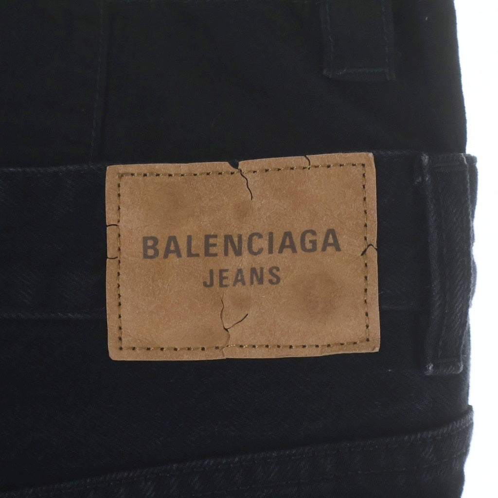 BALENCIAGA(バレンシアガ) 24AW Denim Layered Sweatpants デニム