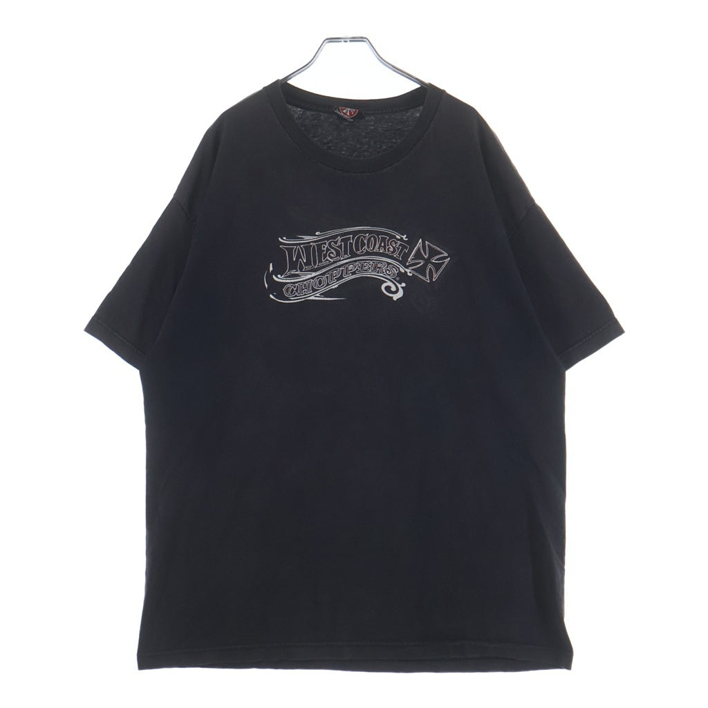 VINTAGE(ヴィンテージ) 90-00s WEST COAST CHOPPERS ウェストコーストチョッパーズ 両面プリント 半袖Tシャツ カットソー ブラック