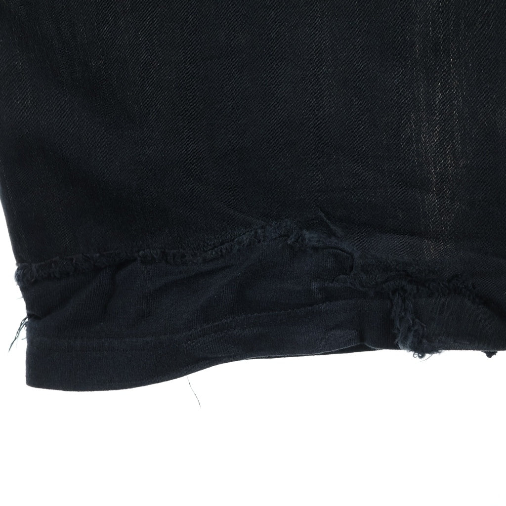 Yohji Yamamoto POUR HOMME(ヨウジヤマモト プールオム) 02AW Archive Denim Design Pants デニムデザイン パンツ ブラック HM-P43-019