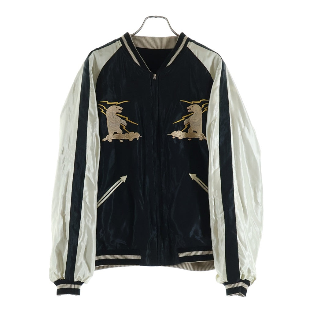 TAILOR TOYO(テーラー東洋) ×GDC Velveteen Acetate Souvenir Jacket リバーシブル スーベニアジャケット スカジャン ブラック TT15865GC