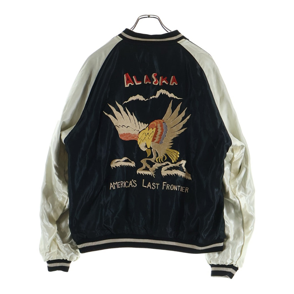 TAILOR TOYO(テーラー東洋) ×GDC Velveteen Acetate Souvenir Jacket リバーシブル スーベニアジャケット スカジャン ブラック TT15865GC
