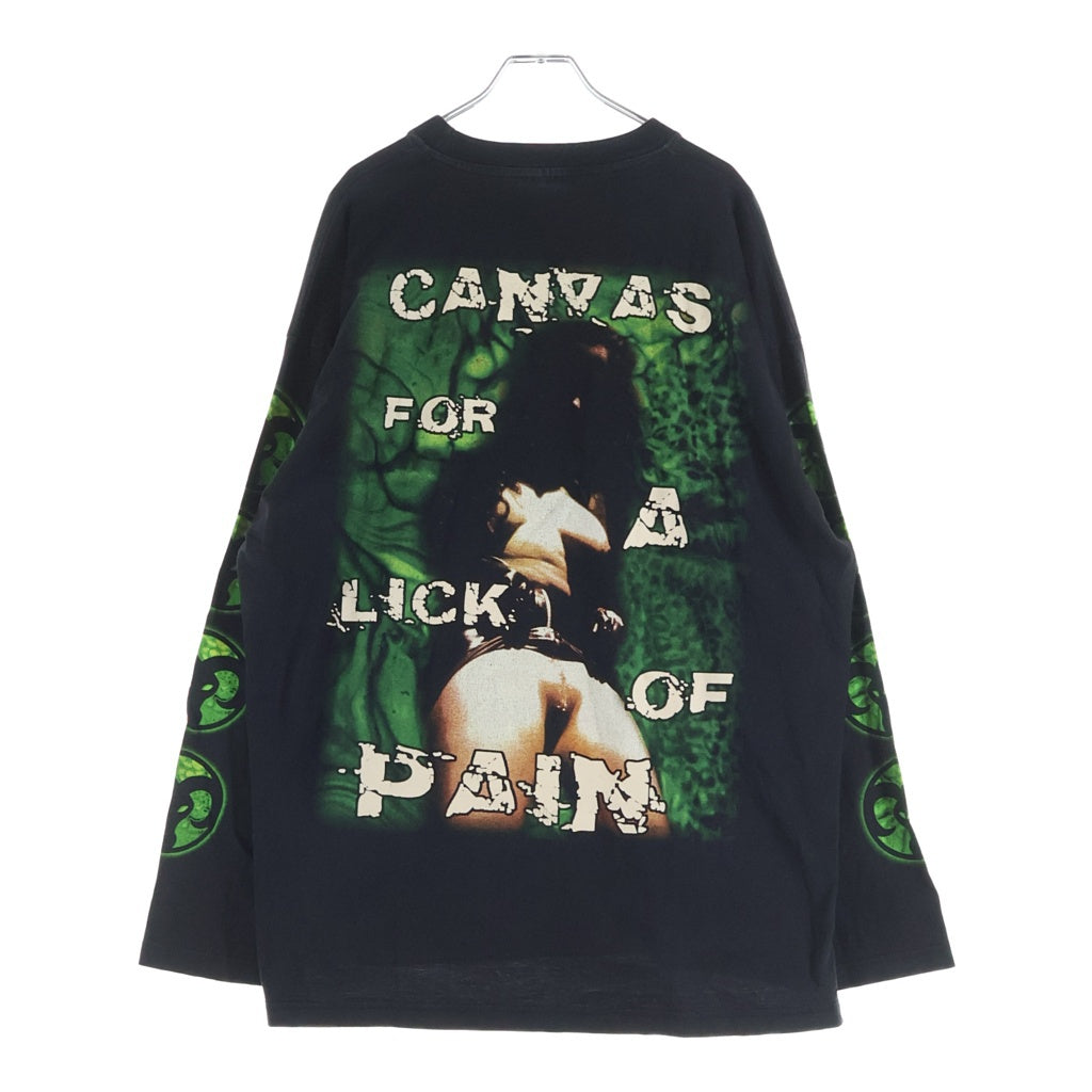 VINTAGE(ヴィンテージ) 90s CRADLE OF FILTH 1999 CANVAS FOR A LICK OF PAIN LS ドルオブフィルス バンド ロングスリーブ 長袖Tシャツ カットソー ブラック