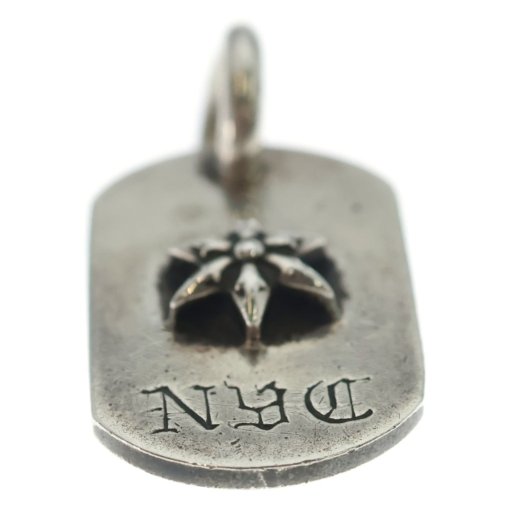 CHROME HEARTS(クロムハーツ) RAISED STAR DOGTAG NYC限定 レイズドスター ドッグタグ ペンダントトップ シルバー