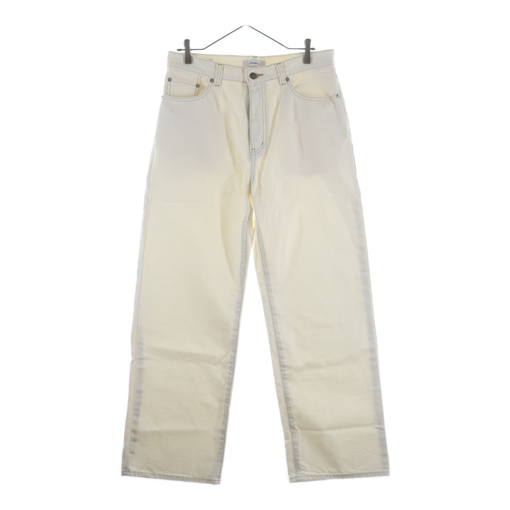 NO BRAND(ノーブランド) JOHNBULL DENIM DELIGHT DAYS 11.5oz ワイド デニムパンツ ホワイト JY231P06