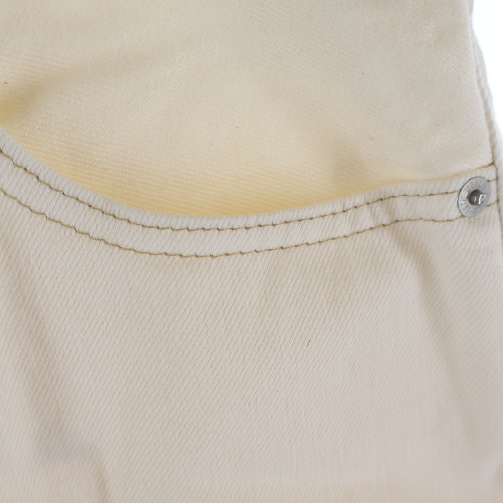 NO BRAND(ノーブランド) JOHNBULL DENIM DELIGHT DAYS 11.5oz ワイド デニムパンツ ホワイト JY231P06