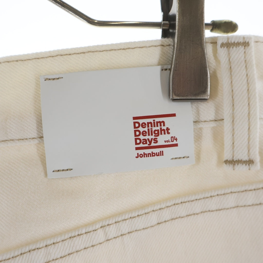 NO BRAND(ノーブランド) JOHNBULL DENIM DELIGHT DAYS 11.5oz ワイド デニムパンツ ホワイト JY231P06
