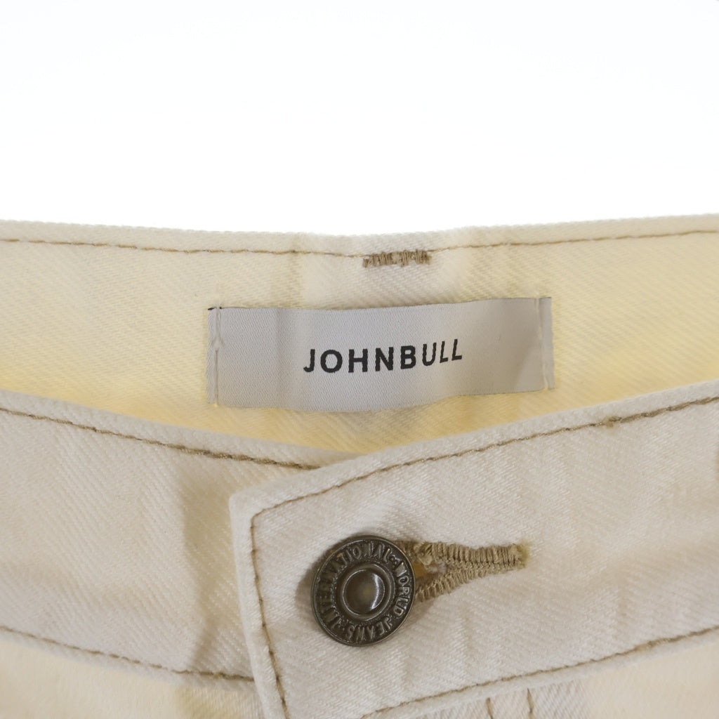 NO BRAND(ノーブランド) JOHNBULL DENIM DELIGHT DAYS 11.5oz ワイド デニムパンツ ホワイト JY231P06