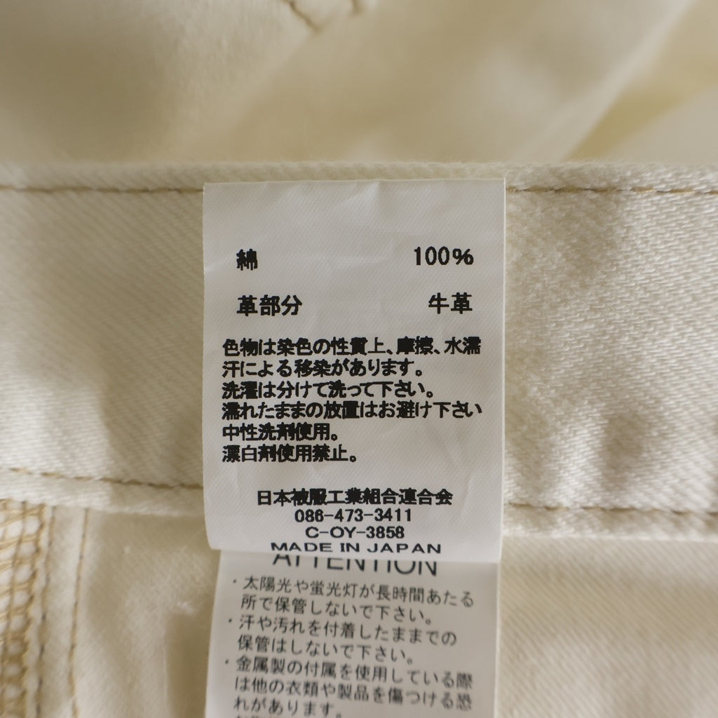 NO BRAND(ノーブランド) JOHNBULL DENIM DELIGHT DAYS 11.5oz ワイド デニムパンツ ホワイト JY231P06