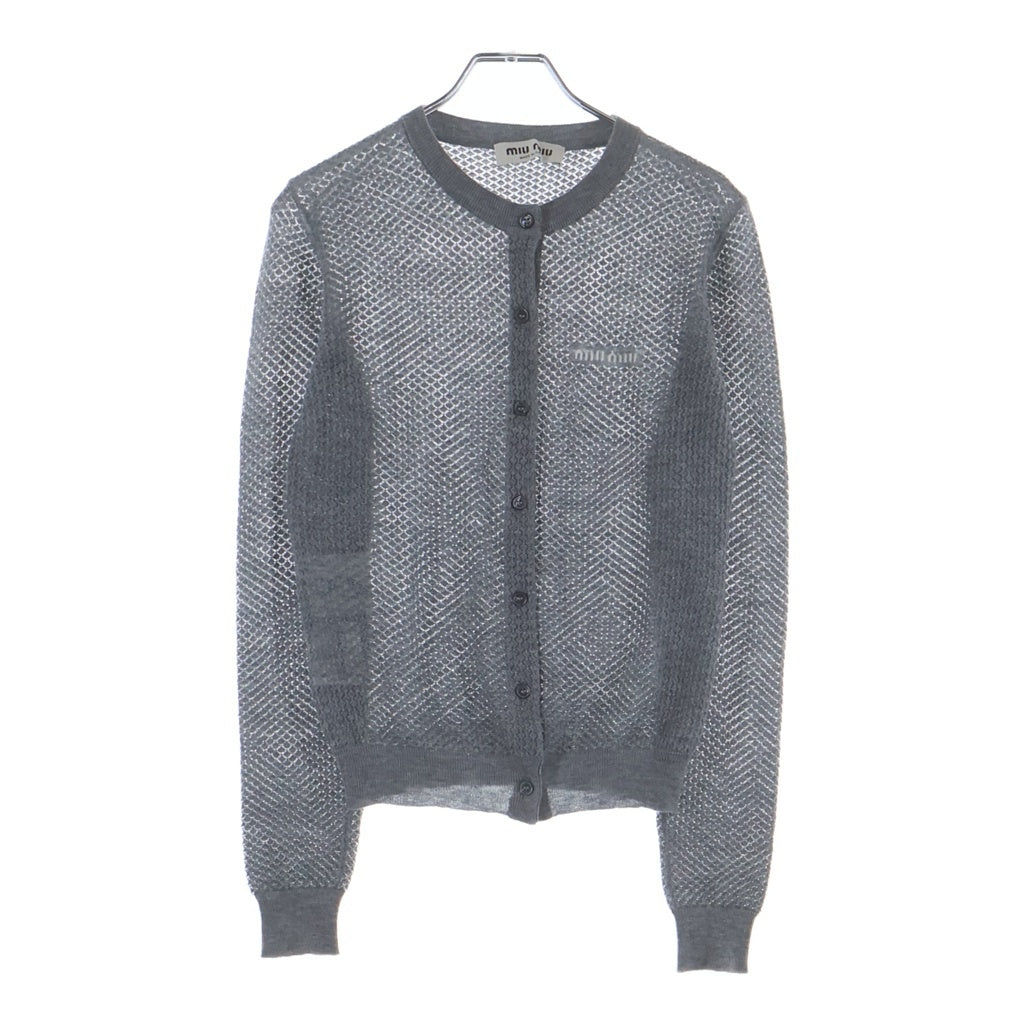 miumiu(ミュウミュウ) 25SS knit Cardigan カシミヤニットカーディガン
