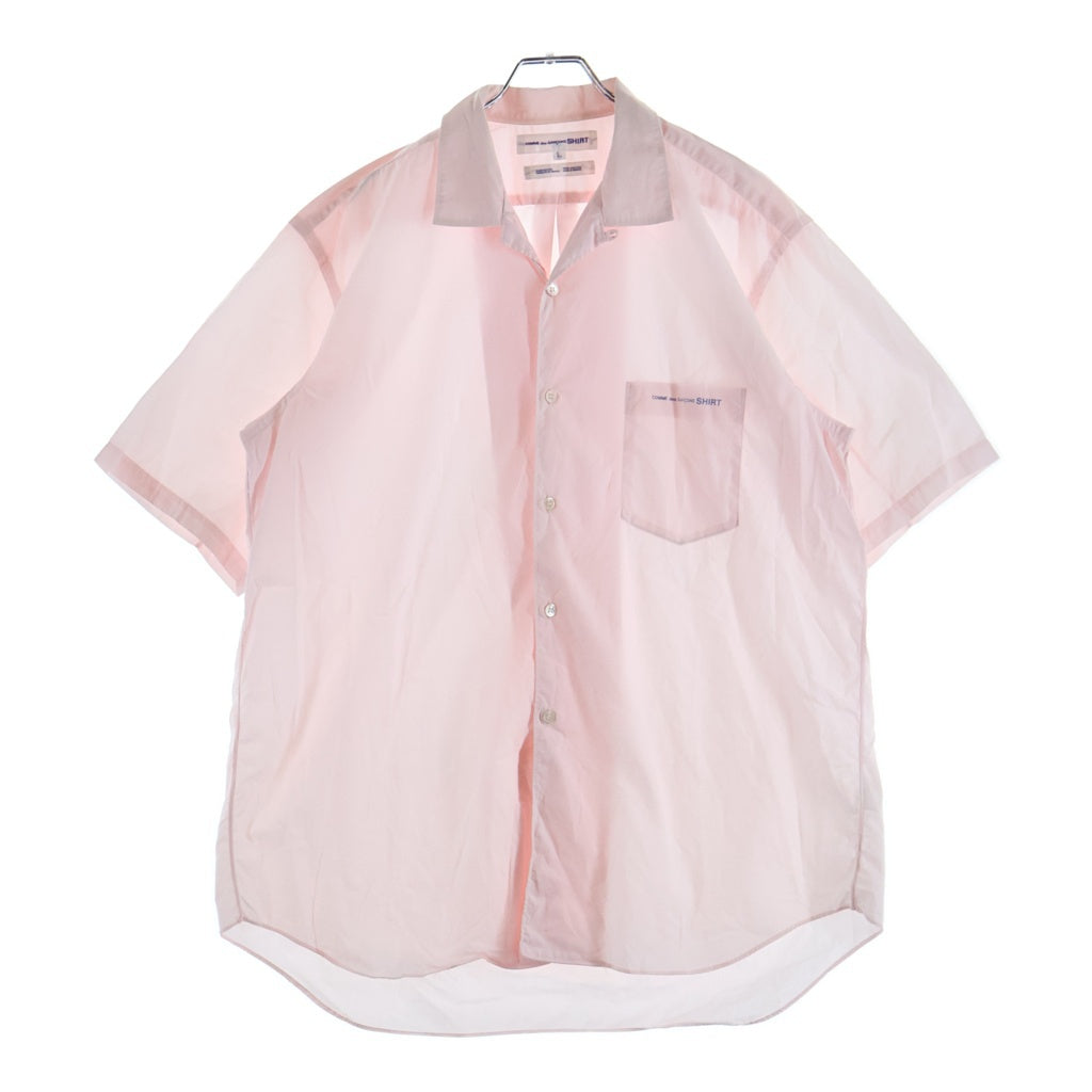 COMME des GARCONS SHIRT(コムデギャルソンシャツ) 90S 半袖シャツ ピンク D-TK9210