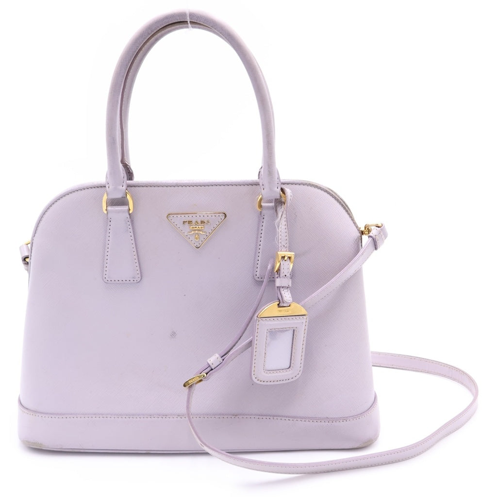 PRADA(プラダ) Saffiano Lux Shoulder Bag サフィアーノ レザー ショルダーバッグ ハンドバッグ 1BA837 レディース