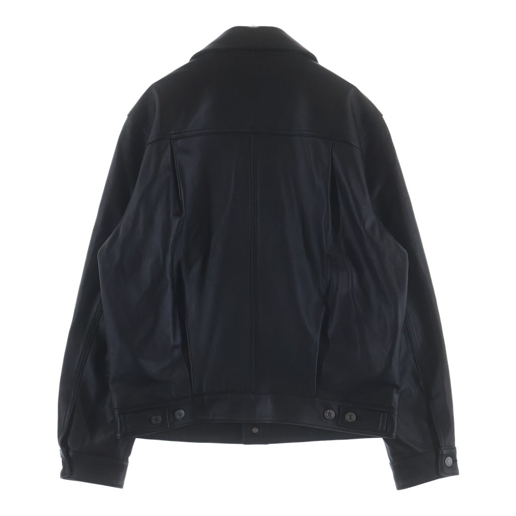 Levi's premium(リーバイスプレミアム) BLACK TYPE2 TRUCKER LEATHER JACKET タイプ2 レザートラッカージャケット ブラック PC9-005ZA-0000