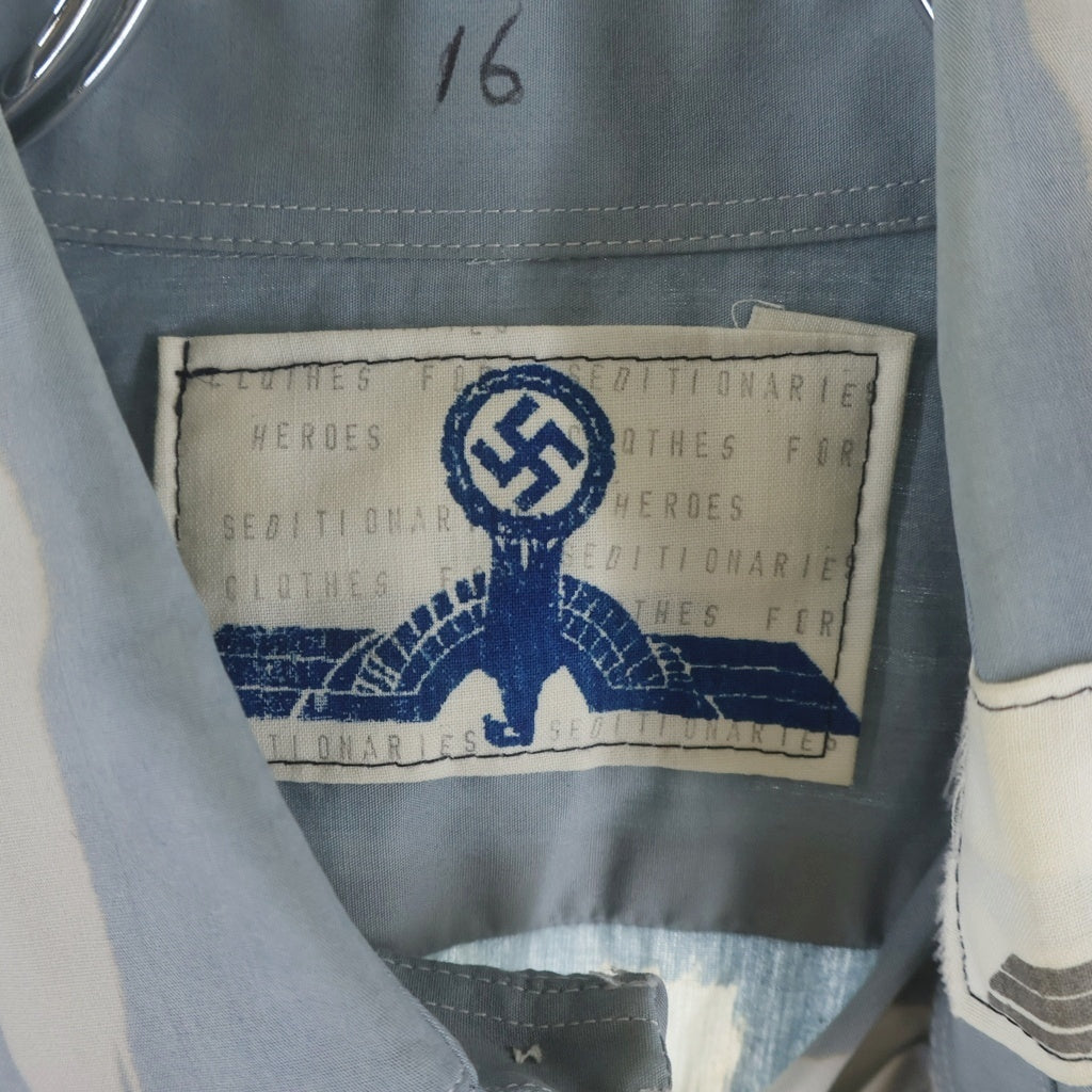 VINTAGE(ヴィンテージ) St Michael Marks & Spencer (セントマイケル マークス スペンサー) Anarchy Shirt アナーキー 長袖シャツ グレー