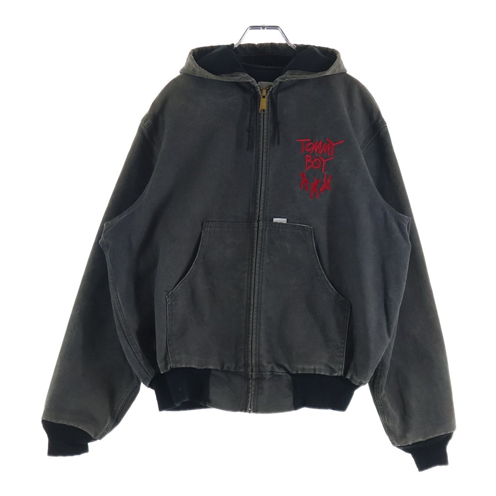 CARHARTT(カーハート) 90S ×Stussy ×Tommy Boy Active Jacket ステューシー トミーボーイ アクティブジャケット ブラウン