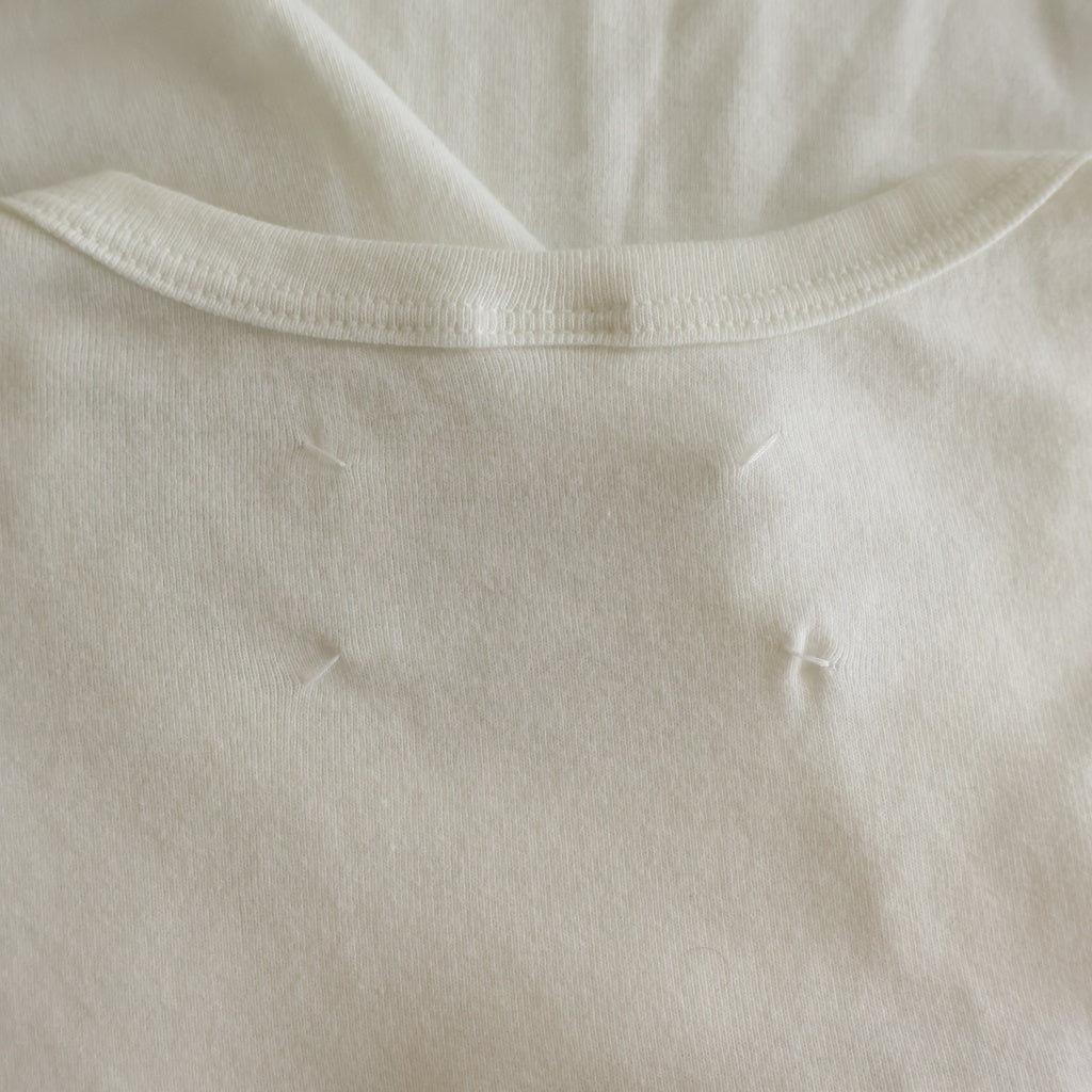 Maison Martin Margiela(メゾンマルタンマルジェラ) 02SS 0 10 ARTISANAL PATCH TEE E02 11X197 アーティザナル パッチ 半袖Tシャツ ホワイト