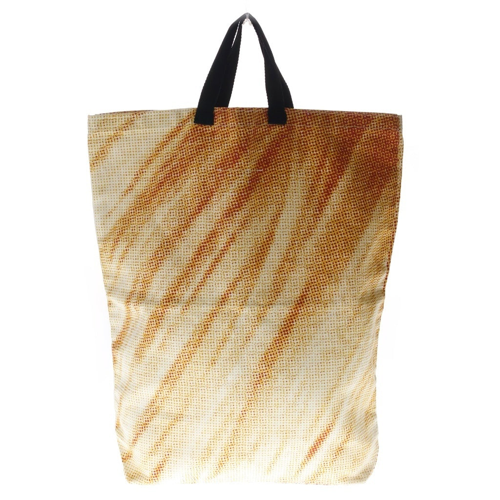 Maison Martin Margiela(メゾンマルタンマルジェラ) 04SS Face Tote Bag フェイス 総柄トートバッグ オレンジ