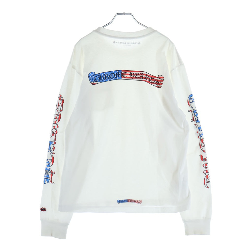 CHROME HEARTS(クロムハーツ) ×MATTY BOY AMERICA L/S T-SHIRT マッティボーイ 長袖Tシャツ ロンT ホワイト