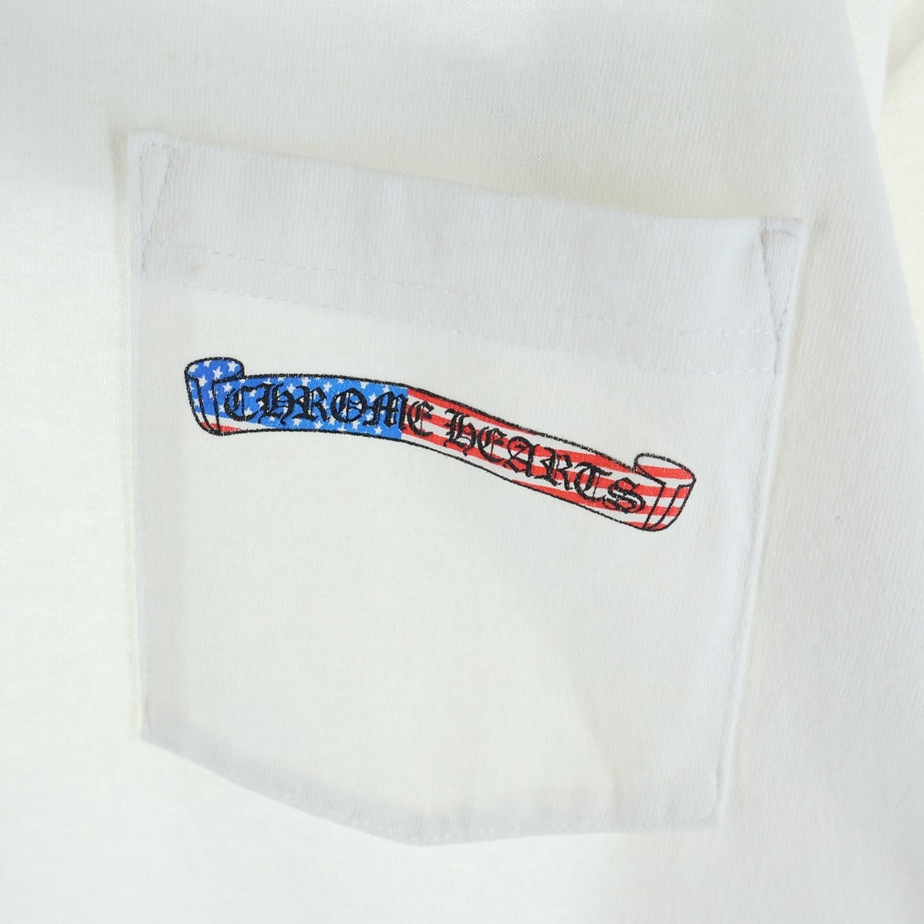 CHROME HEARTS(クロムハーツ) ×MATTY BOY AMERICA L/S T-SHIRT マッティボーイ 長袖Tシャツ ロンT ホワイト