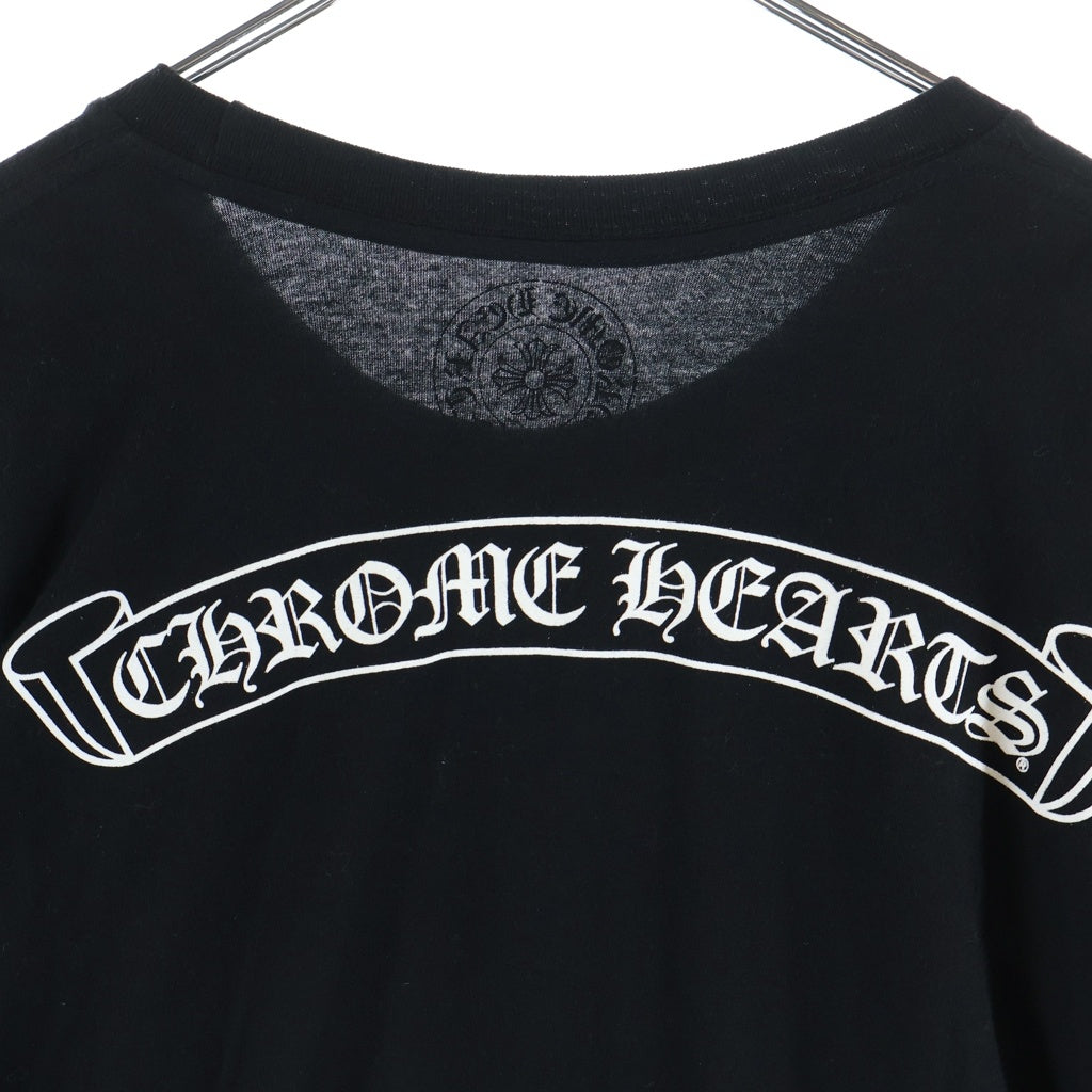 CHROME HEARTS(クロムハーツ) CH L/S T-SHIRT MLTCOL CEM CRS マルチカラーセメタリークロス 長袖Tシャツ ロンT ブラック