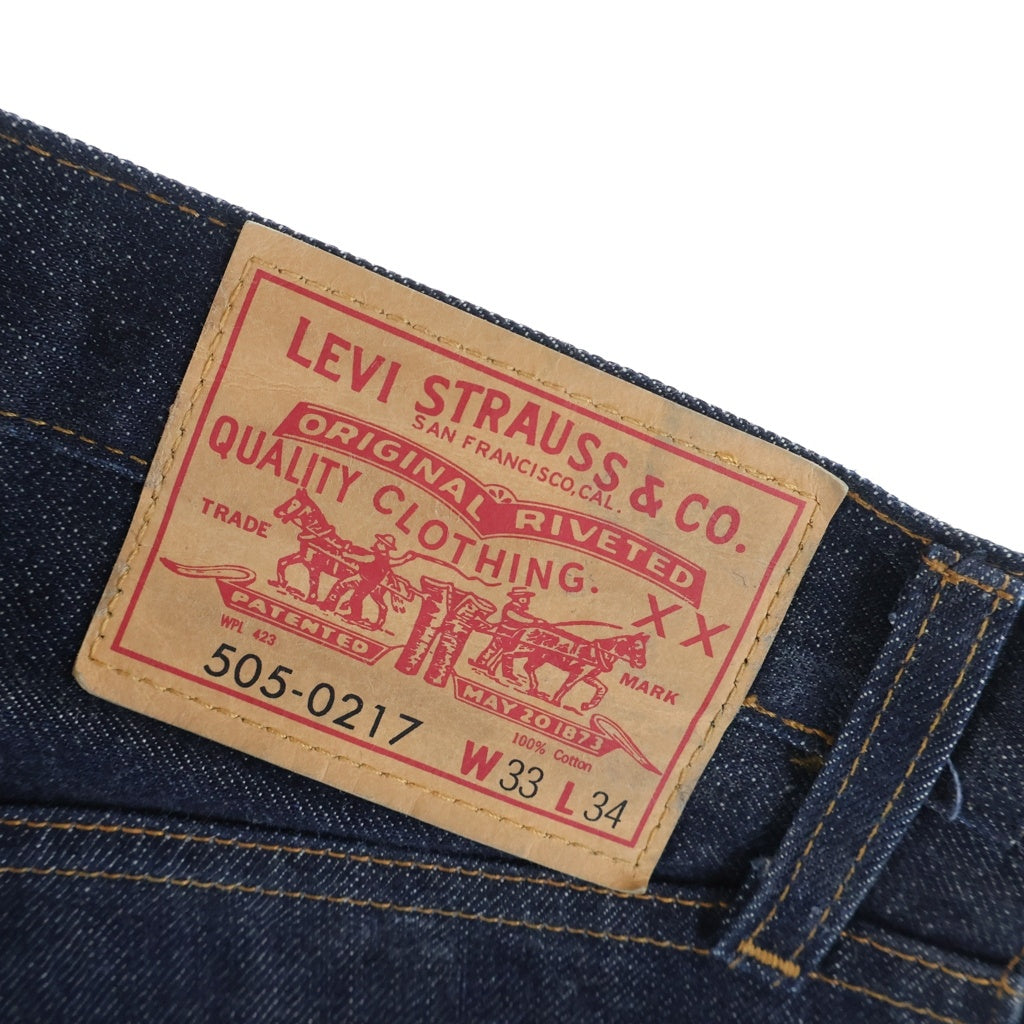Levi's VINTAGE CLOTHING(リーバイス ビンテージ クロージング) 1967 Model 505 ジップフライ ストレートデニムパンツ インディゴ PC9-67505-0130