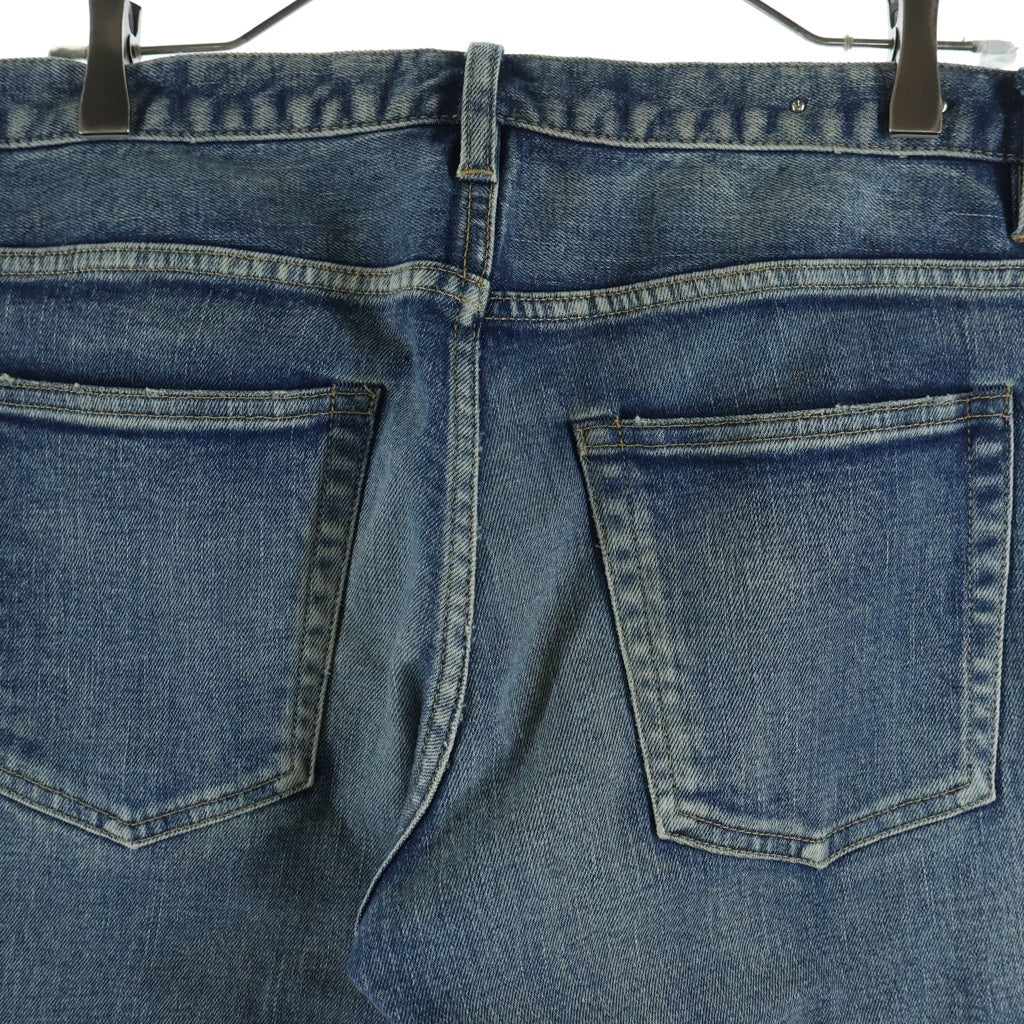 MINEDENIM(マインデニム) S.Slim STR 5pocket 5ポケット ボタンフライ ダメージ加工 ストレートデニムパンツ インディゴ 2305-1001-86-342
