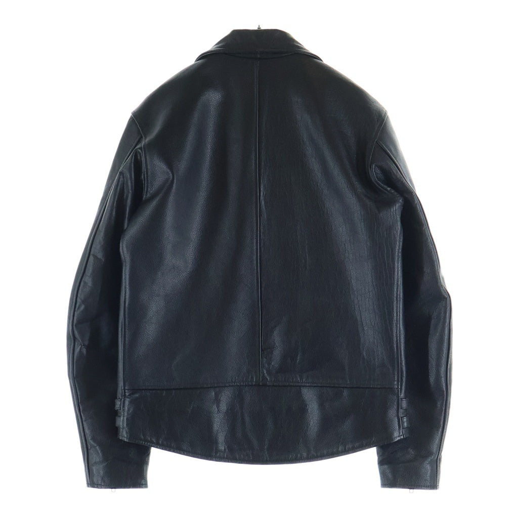 NO BRAND(ノーブランド) GENUINE LEATHER JACKET 裏地キルティング