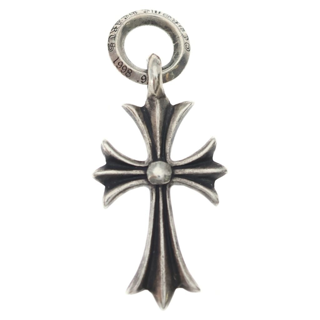 CHROME HEARTS(クロムハーツ) TINY CH CROSS タイニーCHクロス チャーム ネックレストップ シルバー BCA382