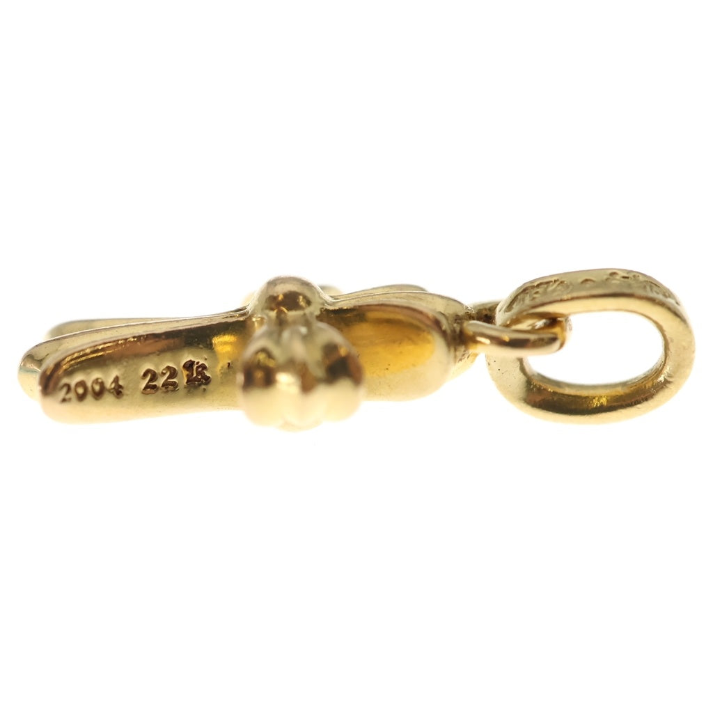 CHROME HEARTS(クロムハーツ) 22K CRS BBYFAT ベイビーファットクロス ペンダントトップ ゴールドBCA037