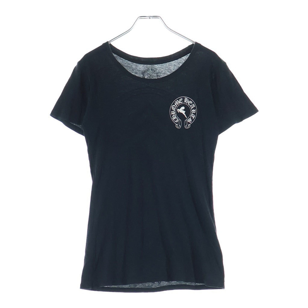 CHROME HEARTS(クロムハーツ) FOTI COLL Horseshoe Print Tee フォティ ホースシュー 半袖Tシャツ カットソー ブラック