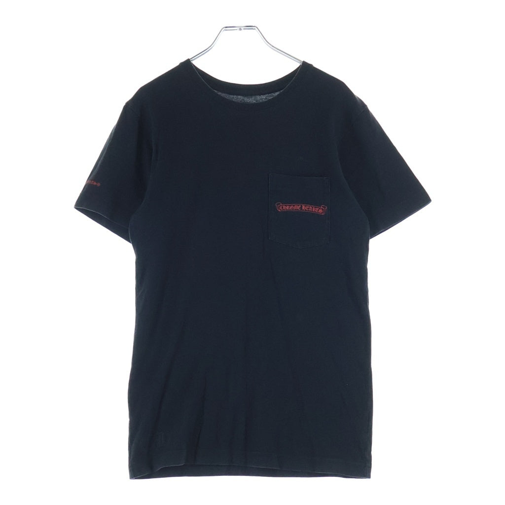CHROME HEARTS(クロムハーツ) Back Horseshoe Print Tee ホースシュー 半袖Tシャツ カットソー ブラック