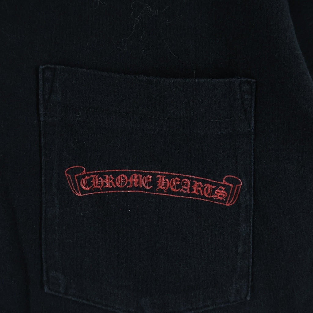 CHROME HEARTS(クロムハーツ) Back Horseshoe Print Tee ホースシュー 半袖Tシャツ カットソー ブラック