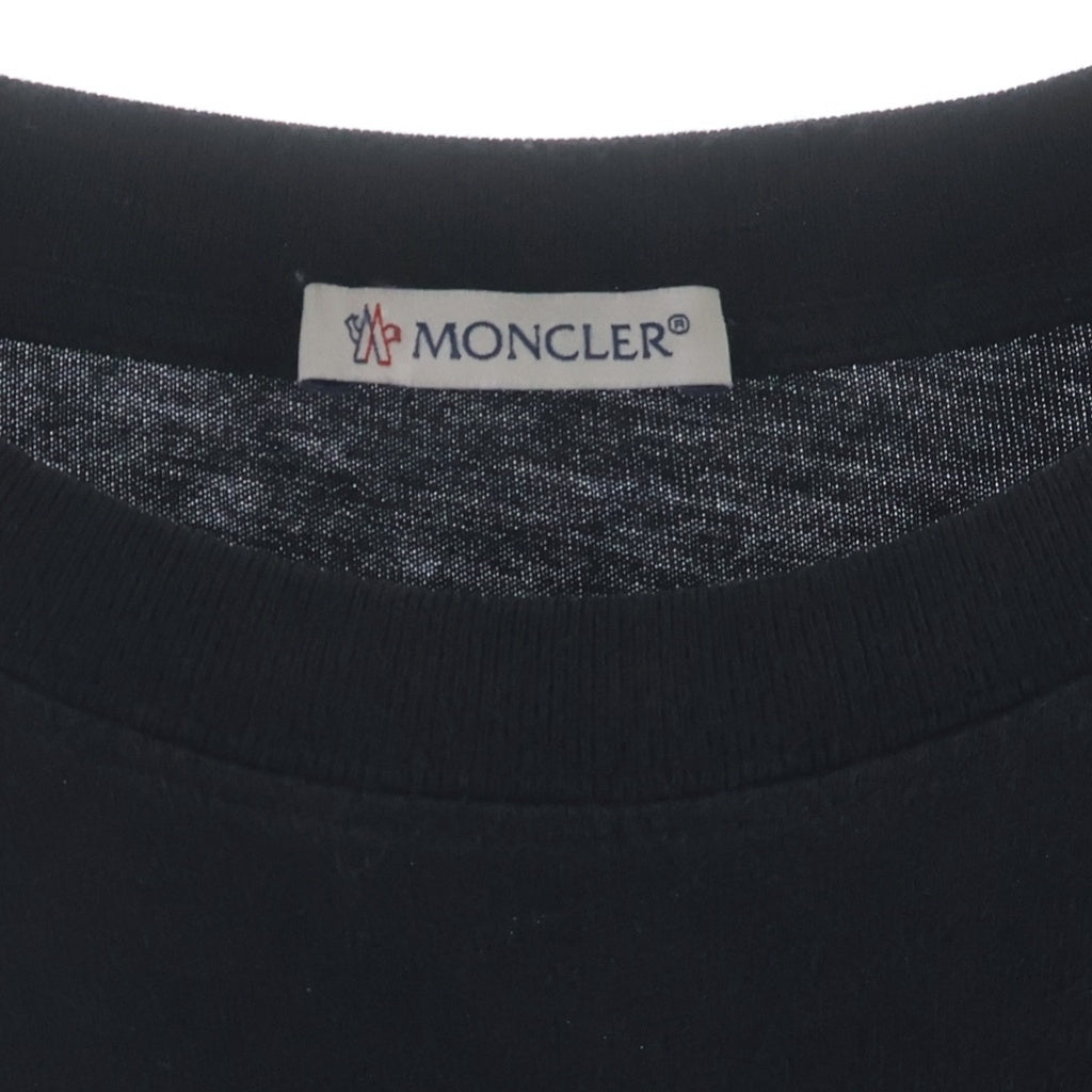 MONCLER(モンクレール) 21AW ×FRAGMENT L/S バックプリント ロングスリーブ 長袖Tシャツ カットソー ブラック G209U8D00003 G209U8D00003