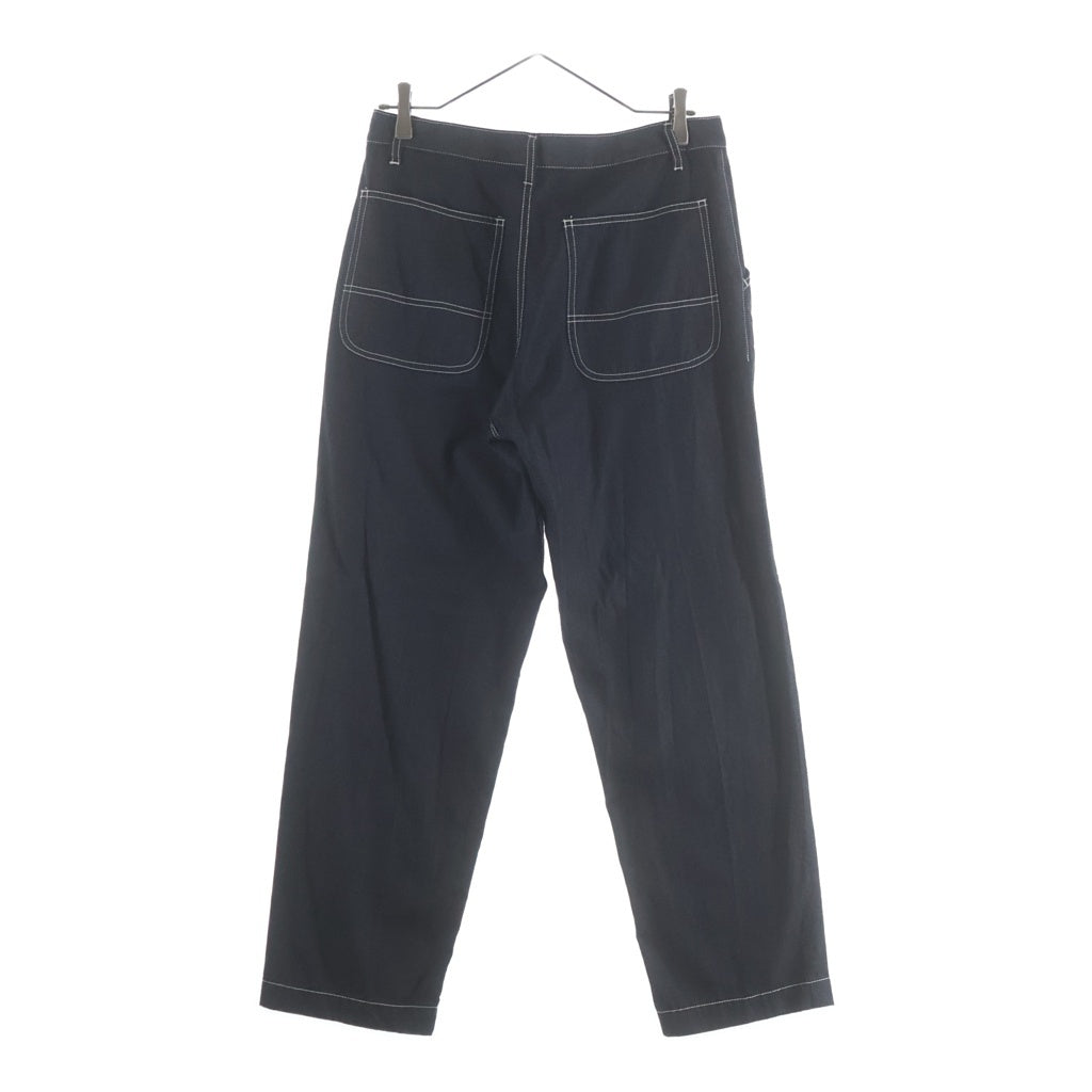 COMME des GARCONS HOMME PLUS(コムデギャルソンオムプリュス) 10SS 1B ホワイトステッチデザイン テーパードパンツ グレー PE-P062 PE-P062